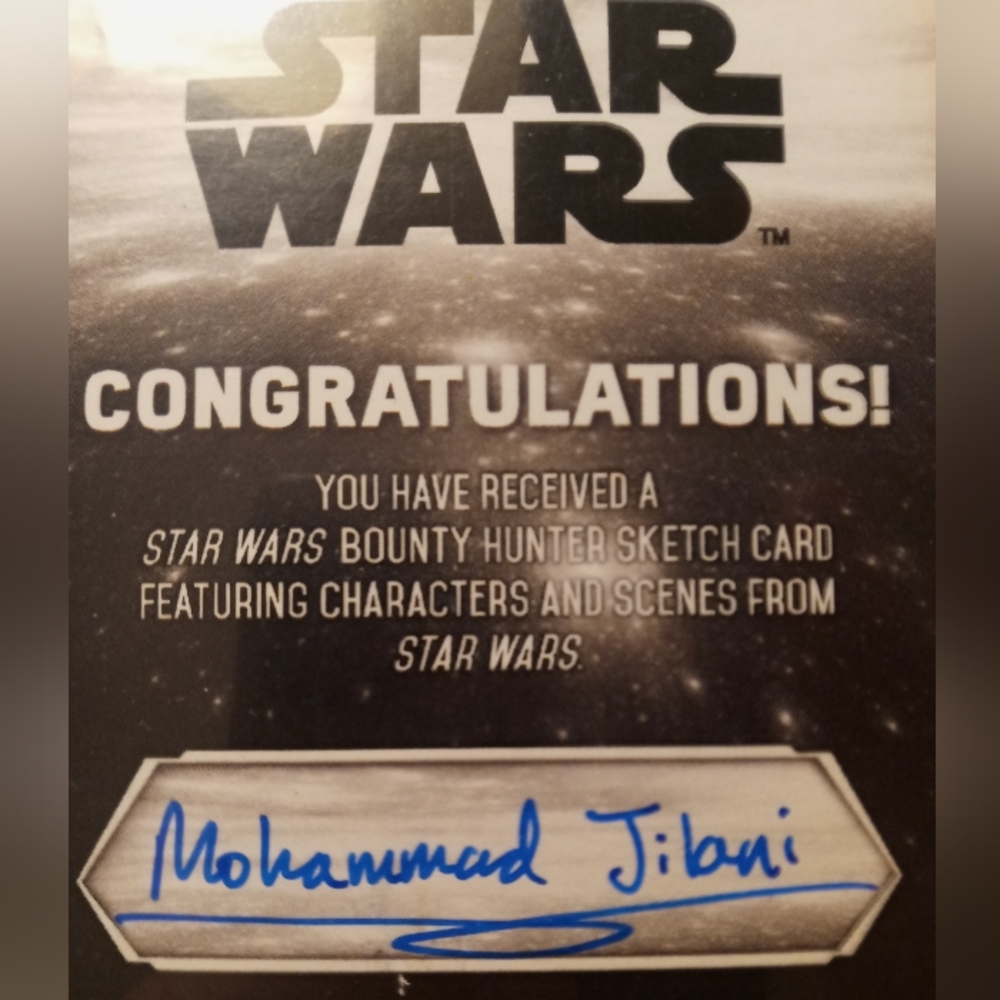 Star Wars Greedo Sketch Card - Picture 13 of 16
